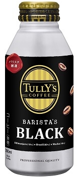TULLY'S COFFEE BARISTA'S BLACK ボトル缶