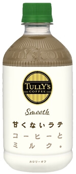TULLY'S COFFEE Smooth LATTE 甘くないラテ PET 500ml 伊藤園